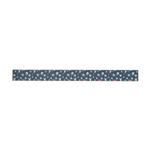 Space Pattern illustration Wrap Around Label