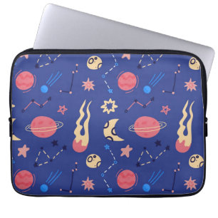 Space pattern laptop sleeve