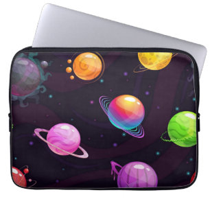 Space pattern laptop sleeve