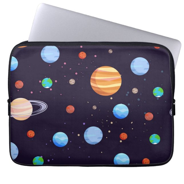 Space pattern laptop sleeve (Front)
