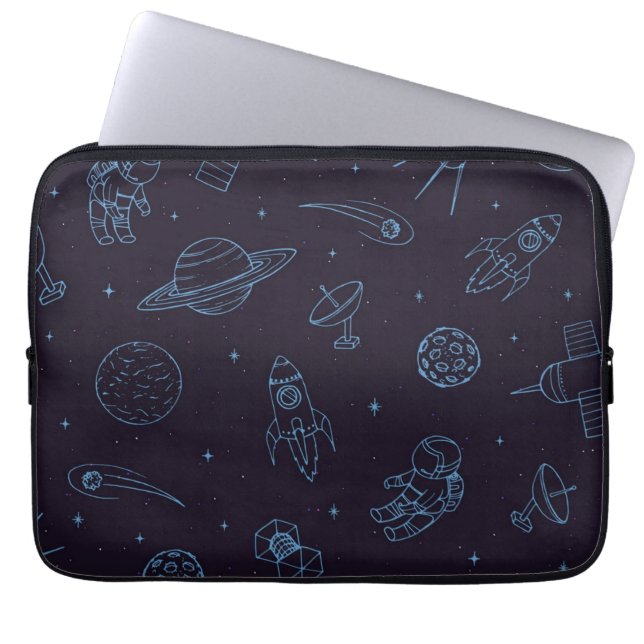 Space pattern laptop sleeve (Front)