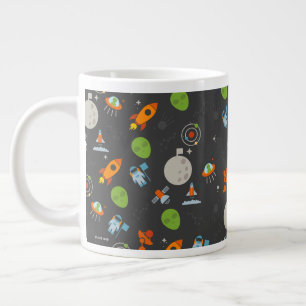 Space Pattern Large Coffee Mug