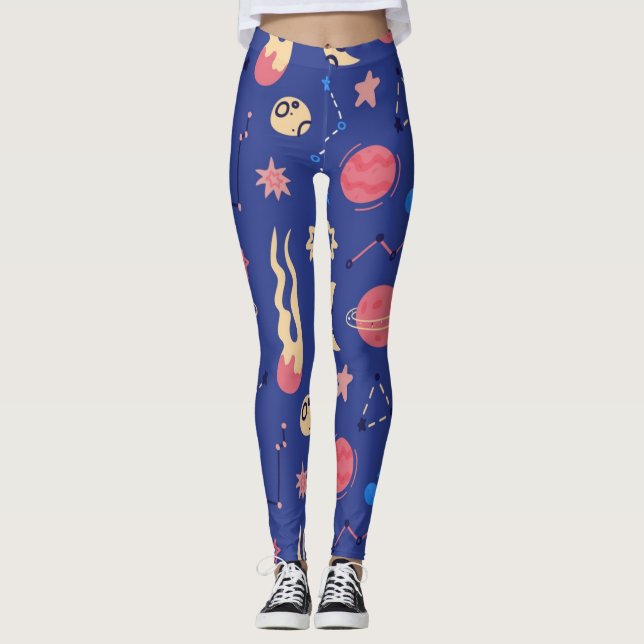 Space pattern leggings (Front)