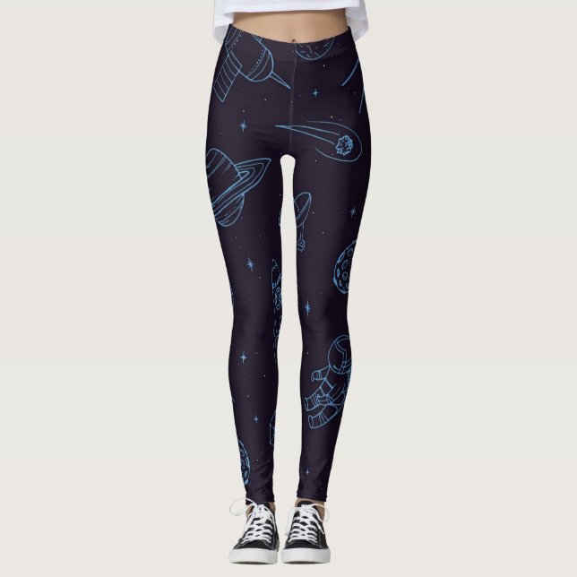 Space pattern leggings (Front)