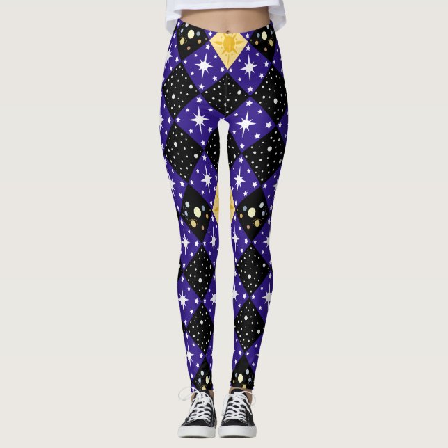 Space Pattern Leggings (Front)