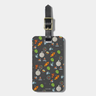 Space Pattern Luggage Tag
