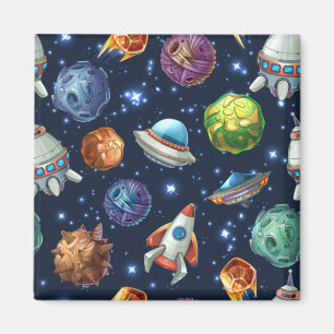 Space pattern magnet