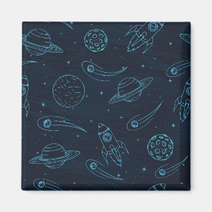 Space pattern magnet