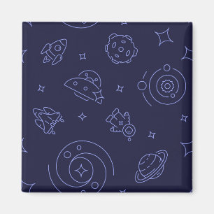 Space pattern magnet