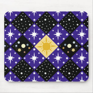 Space Pattern Mouse Pad