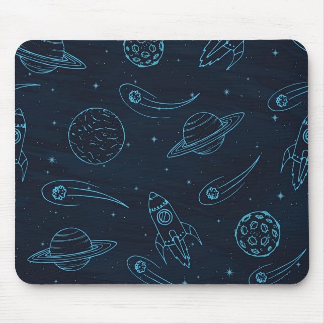 Space pattern mouse pad (Front)
