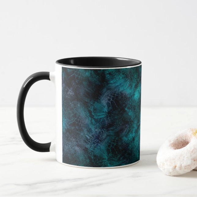Space Pattern  Mug (With Donut)