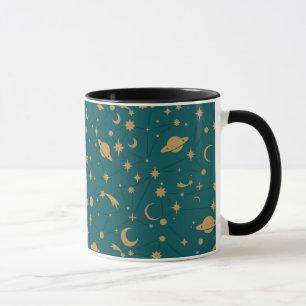 Space pattern mug