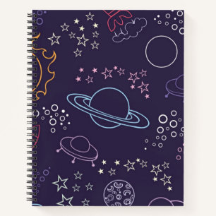 Space pattern notebook