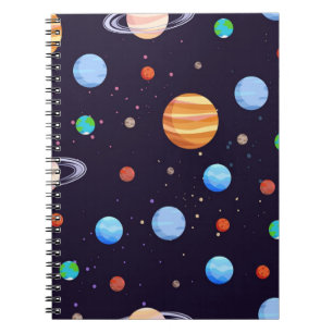 Space pattern notebook