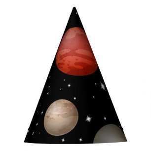Space pattern party hat