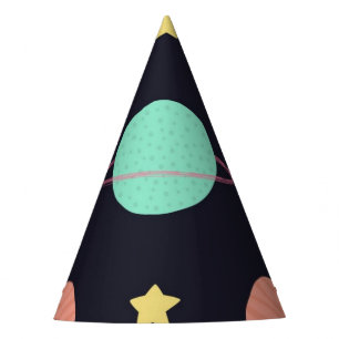 Space pattern party hat