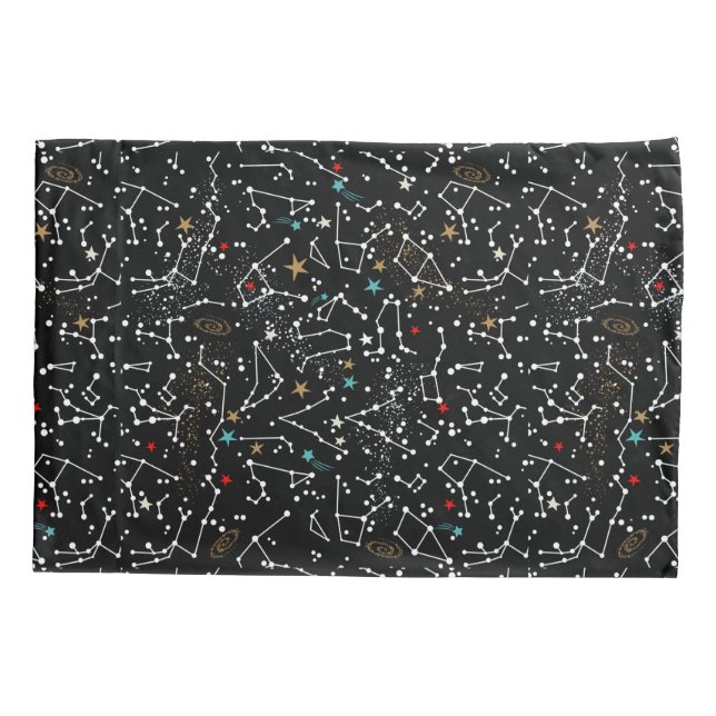 Space Pattern  Pillowcase (Back)