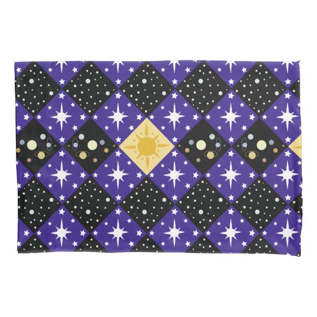 Space Pattern Pillowcase (Front)