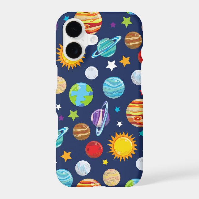 Space Pattern, Planets, Stars, Cosmos, Galaxy (Back)