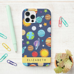 Space Pattern, Planets, Stars, Cosmos, Your Name iPhone 12 Pro Case