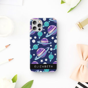 Space Pattern, Planets, Stars, Galaxy, Your Name iPhone 12 Pro Case