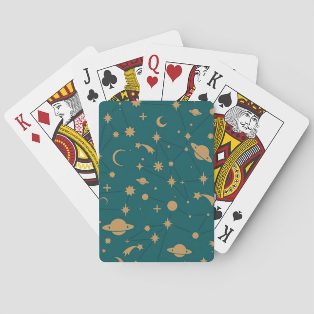 Space pattern playing cards (Back)