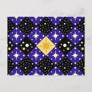 Space Pattern Postcard