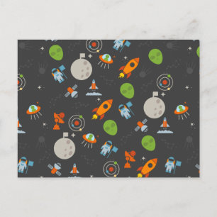 Space Pattern Postcard