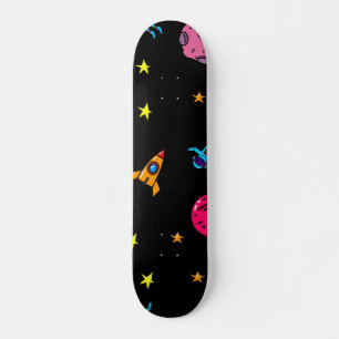 Space pattern skateboard