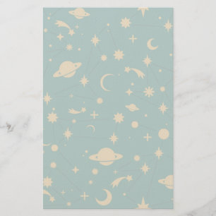 Space pattern stationery