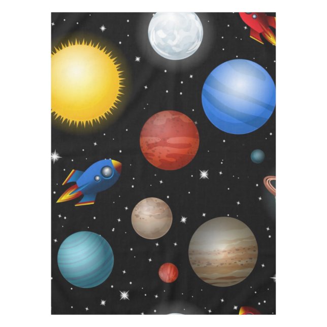 Space pattern tablecloth (Front)