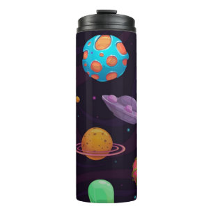 Space pattern thermal tumbler