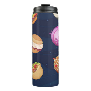 Space pattern thermal tumbler