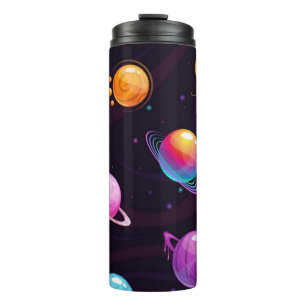 Space pattern thermal tumbler