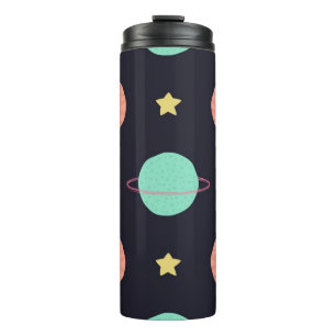 Space pattern thermal tumbler