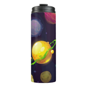 Space pattern thermal tumbler