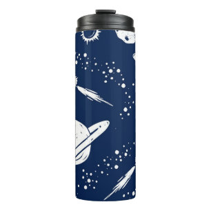 Space pattern thermal tumbler