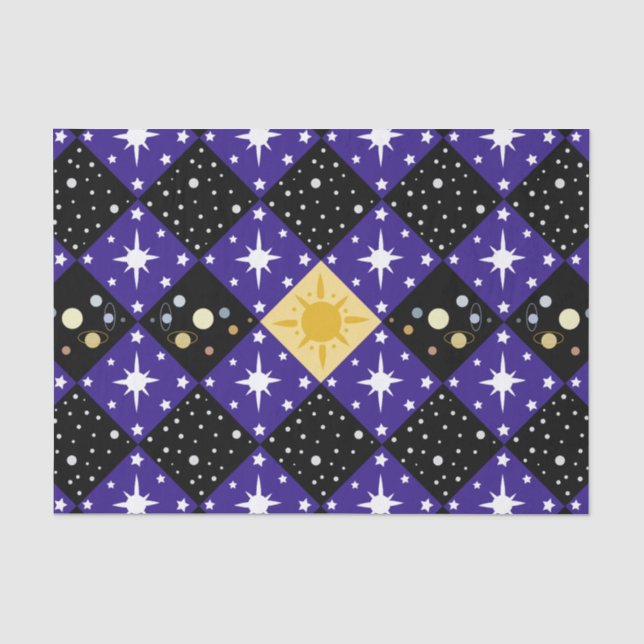 Space Pattern Tissue Paper (Front)