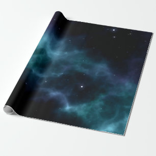 Space pattern wrapping paper