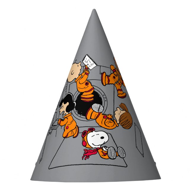 SPACE | Peanuts Gang in Space Party Hat (Front)