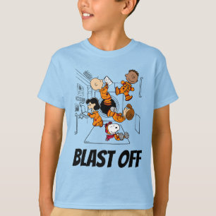 SPACE   Peanuts Gang in Space T-Shirt