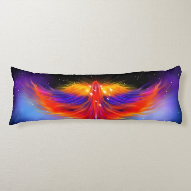 Space Phoenix Nebula Body Cushion (Front)