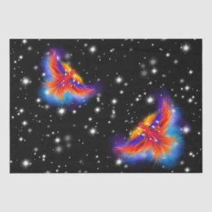 Space Phoenix Nebula Tissue Paper