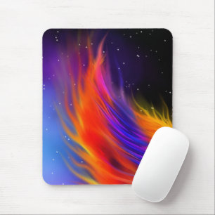 Space Phoenix Wing Mouse Pad