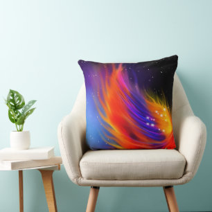 Space Phoenix Wings Cushion