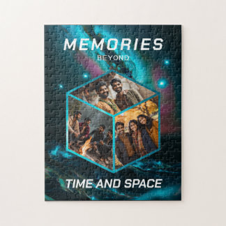 Space Photo Collage in 3D Poster Jigsaw Puzzle