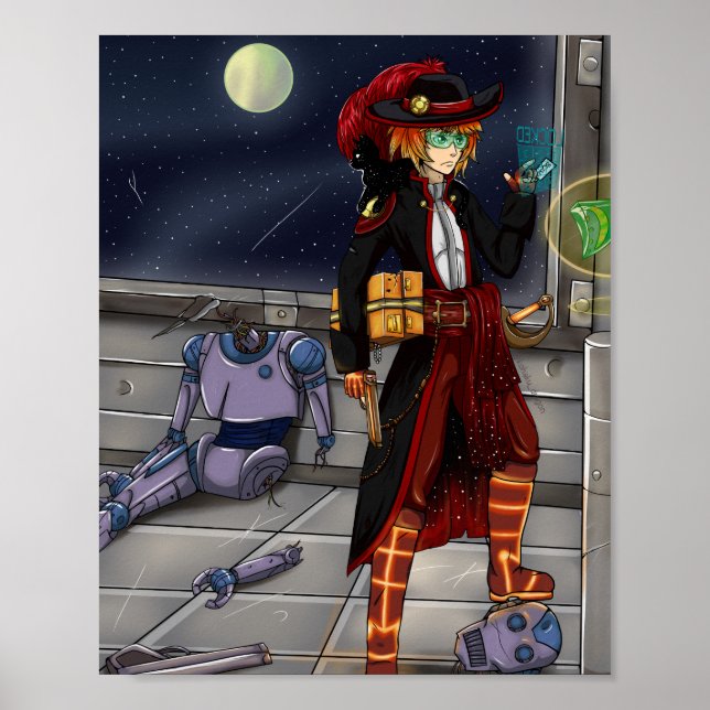 Space Pirate Poster (Front)