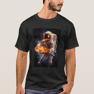 Space Pizza Delivery Astronaut Pizza T-Shirt