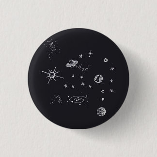 Space Planets 3 Cm Round Badge